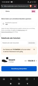TH78MFBW coupon verification screenshot