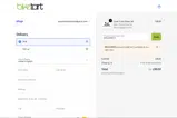 Biketart coupon verification screenshot
