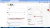 Biketart coupon verification screenshot