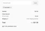 Welcome99 coupon verification screenshot