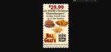 Bill Gray's coupon verification screenshot