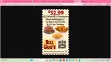Bill Gray's coupon verification screenshot