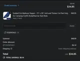 ESSENTIALS coupon verification screenshot