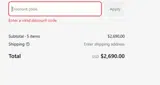 Bimba Y Lola coupon verification screenshot