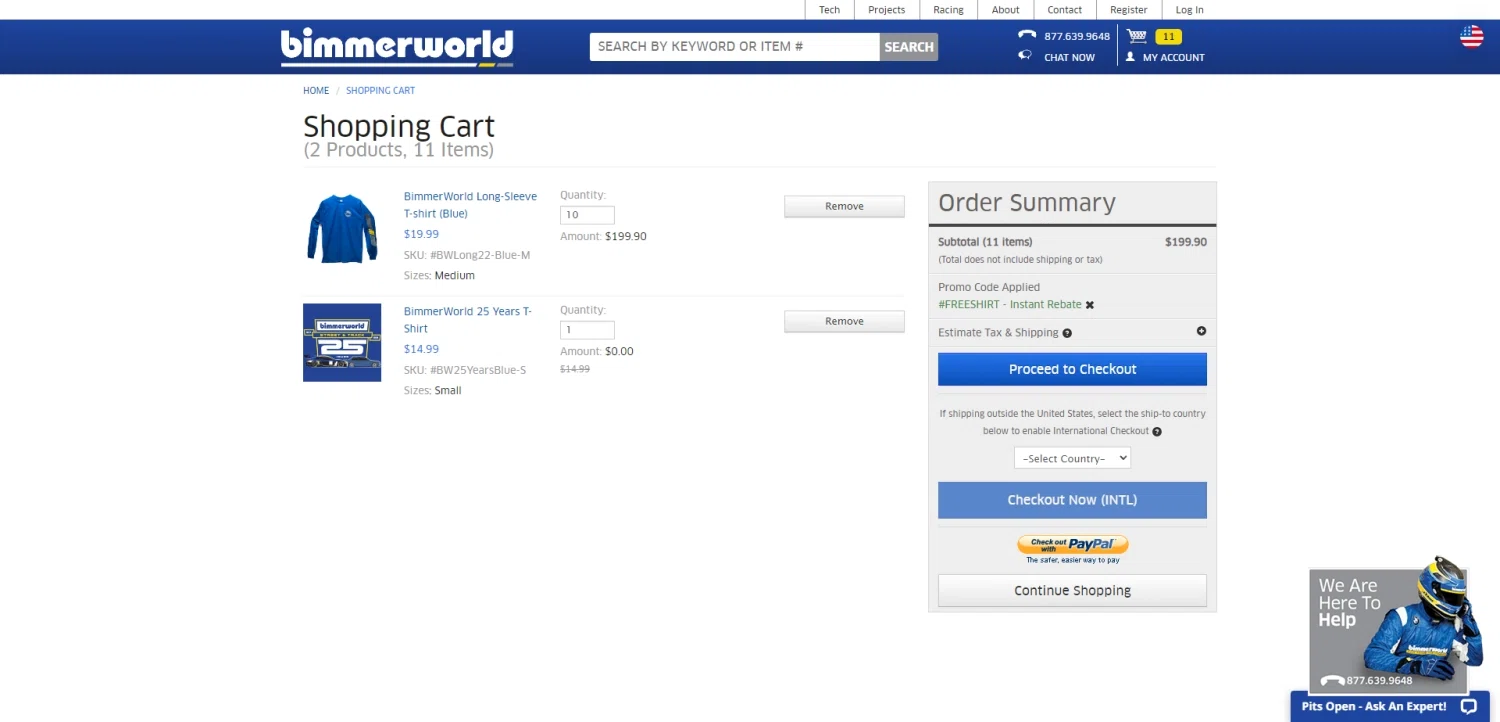 how to use BimmerWorld coupons