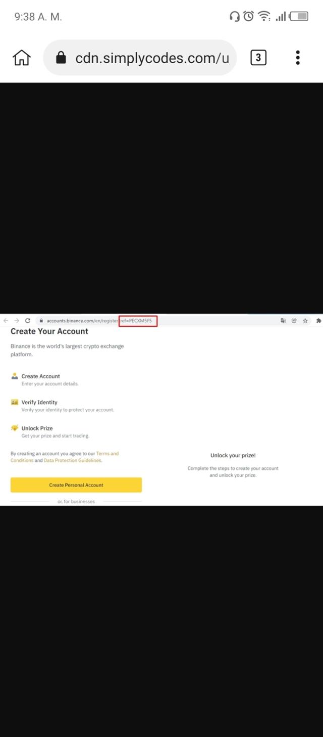 Binance checkout page showing Binance promo code box | Screenshot taken by SimplyCodes community member on Dec 29, 2021