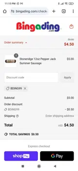BDING99 coupon verification screenshot