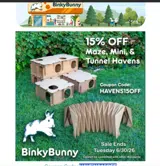 Binkybunny coupon verification screenshot
