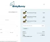 Binkybunny coupon verification screenshot