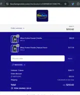 Biochem coupon verification screenshot