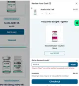 Bio Edge Peptides coupon verification screenshot