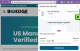 Bio Edge Peptides coupon verification screenshot