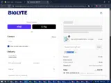 BIOLYTE coupon verification screenshot