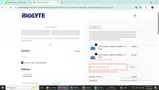 BIOLYTE coupon verification screenshot