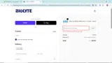 BIOLYTE coupon verification screenshot