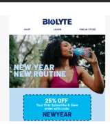 BIOLYTE coupon verification screenshot
