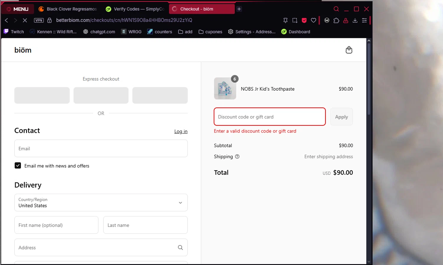 Biöm promo code screenshot showing code BURNING applied at Biöm checkout page. Uploaded by SimplyCodes community member Chukaflu on Aug 5, 2025