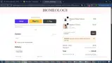 Biomeology Prenatal Wellness coupon verification screenshot
