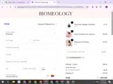 Biomeology Prenatal Wellness coupon verification screenshot