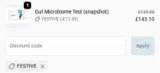 FESTIVE coupon verification screenshot