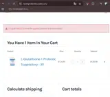 Biom Probiotics coupon verification screenshot