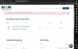 Biom Probiotics coupon verification screenshot