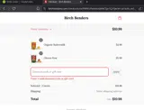 MUFFINS coupon verification screenshot