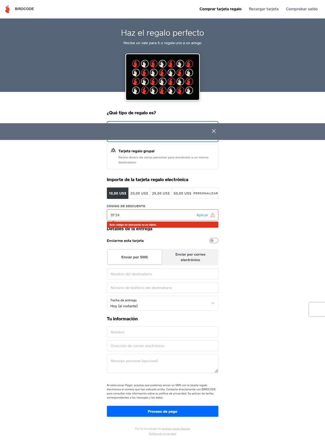 BIRDCODE promo code screenshot showing code BF24 applied at BIRDCODE checkout page. Uploaded by SimplyCodes community member WladimirV on Dec 31, 2024