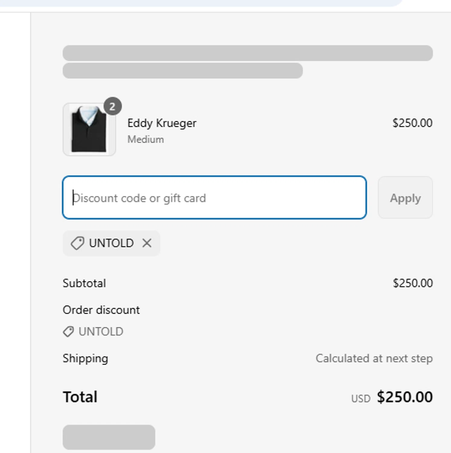 Birddogs discount code screenshot showing code UNTOLD applied at Birddogs checkout page. Uploaded by SimplyCodes community member Circles on Apr 3, 2025