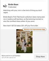 Birdie Bean coupon verification screenshot