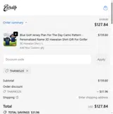 THANKS20 coupon verification screenshot