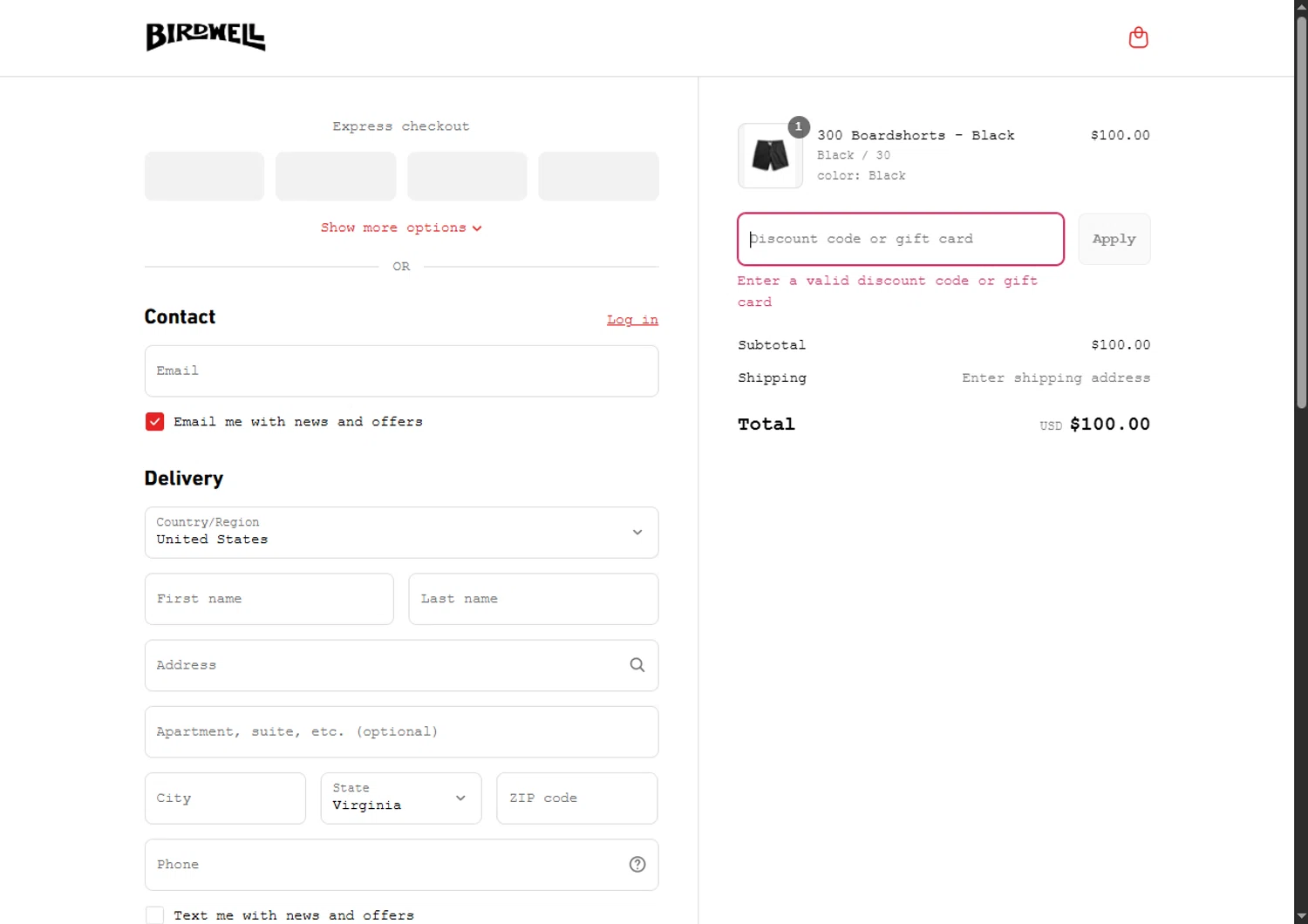 Birdwell Beach Britches promo code screenshot showing code BBB20 applied at Birdwell Beach Britches checkout page. Uploaded by SimplyCodes community member MagnificentFalcon188 on Aug 14, 2025