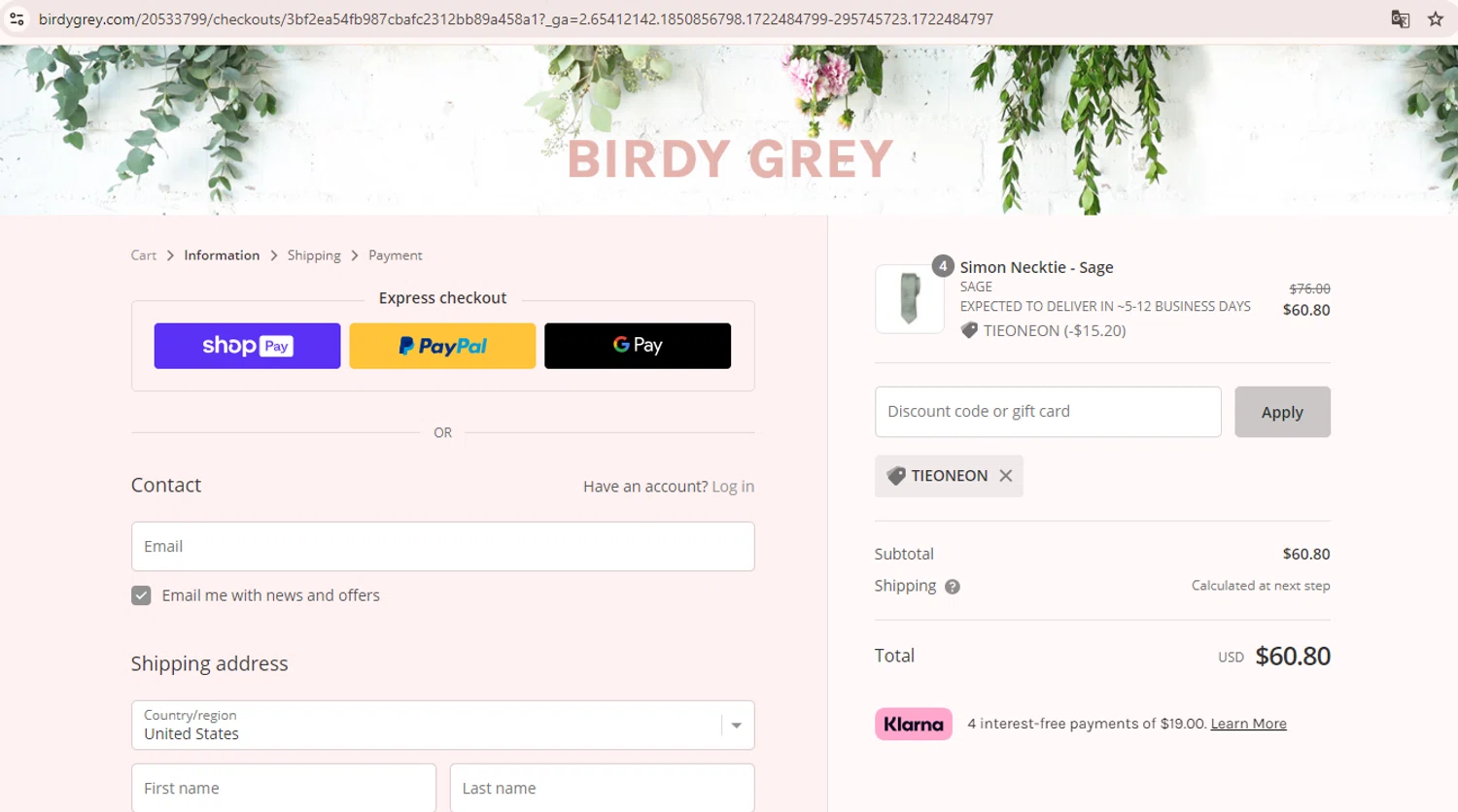 Birdy Grey Discount Codes 20 Off September 2024