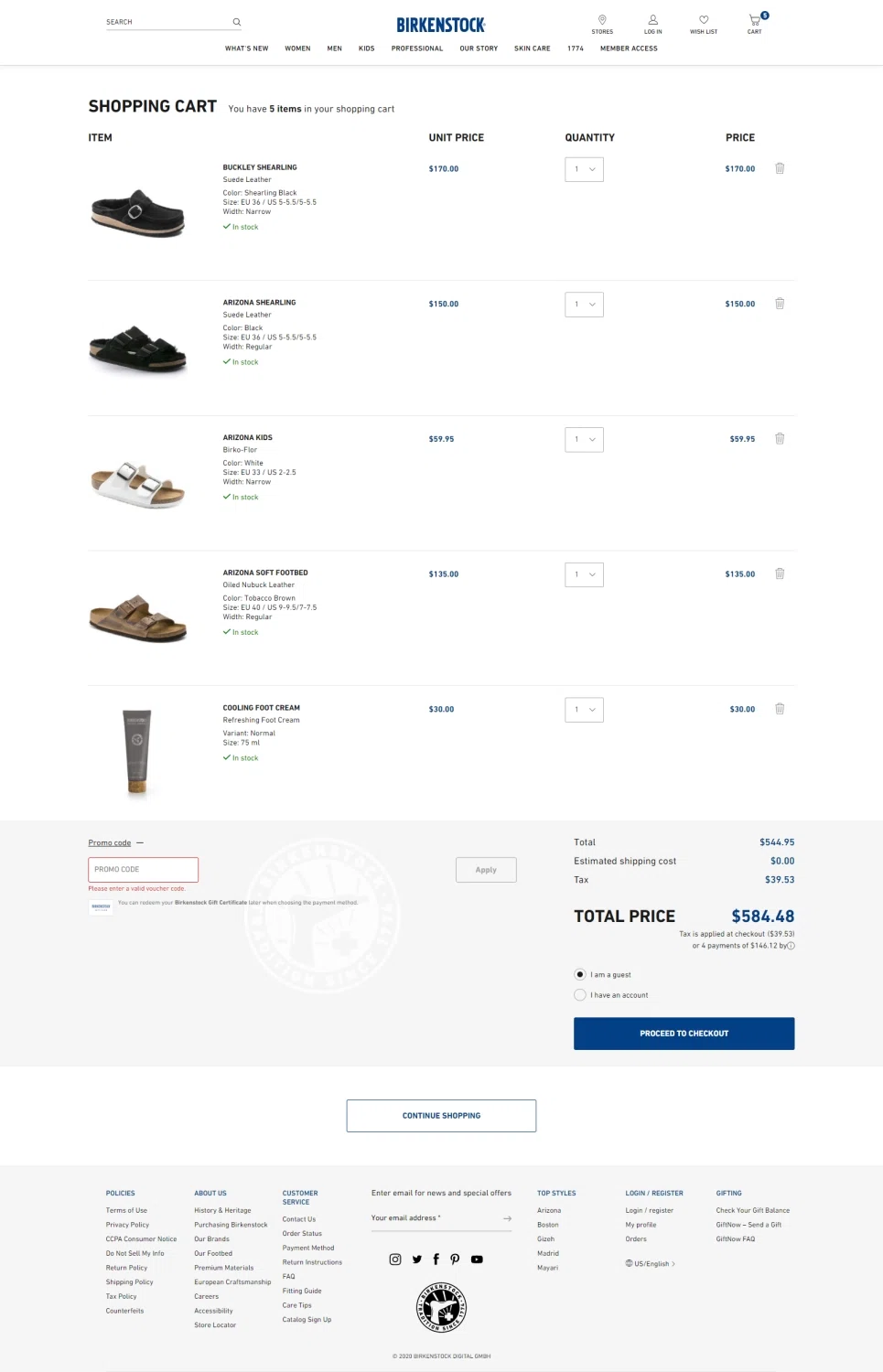 Birkenstocks promo code on sale