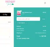 WELCOME10 coupon verification screenshot