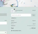 NY15 coupon verification screenshot