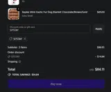 Bitch New York coupon verification screenshot
