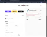 Bitch New York coupon verification screenshot
