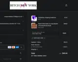 Bitch New York coupon verification screenshot