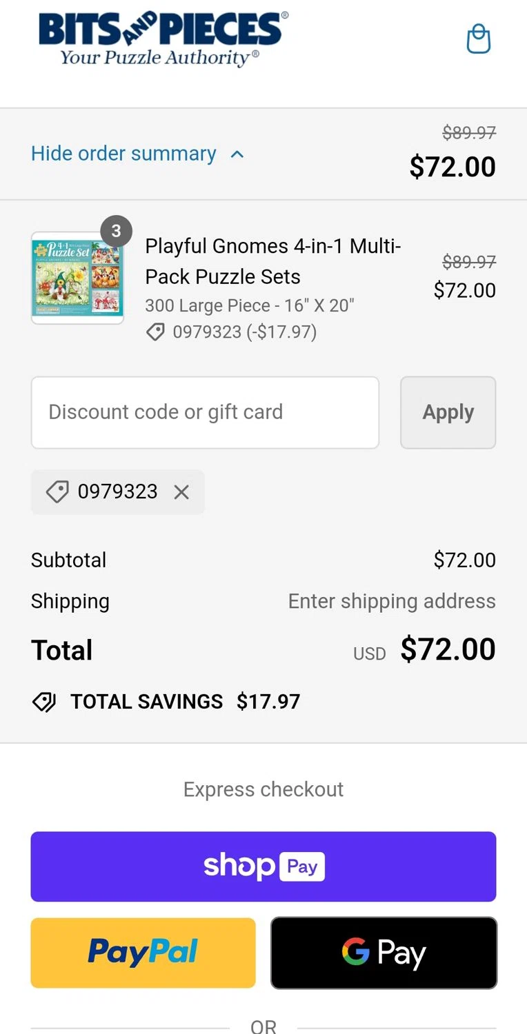 Bits and Pieces Coupons 20 Off September 2024