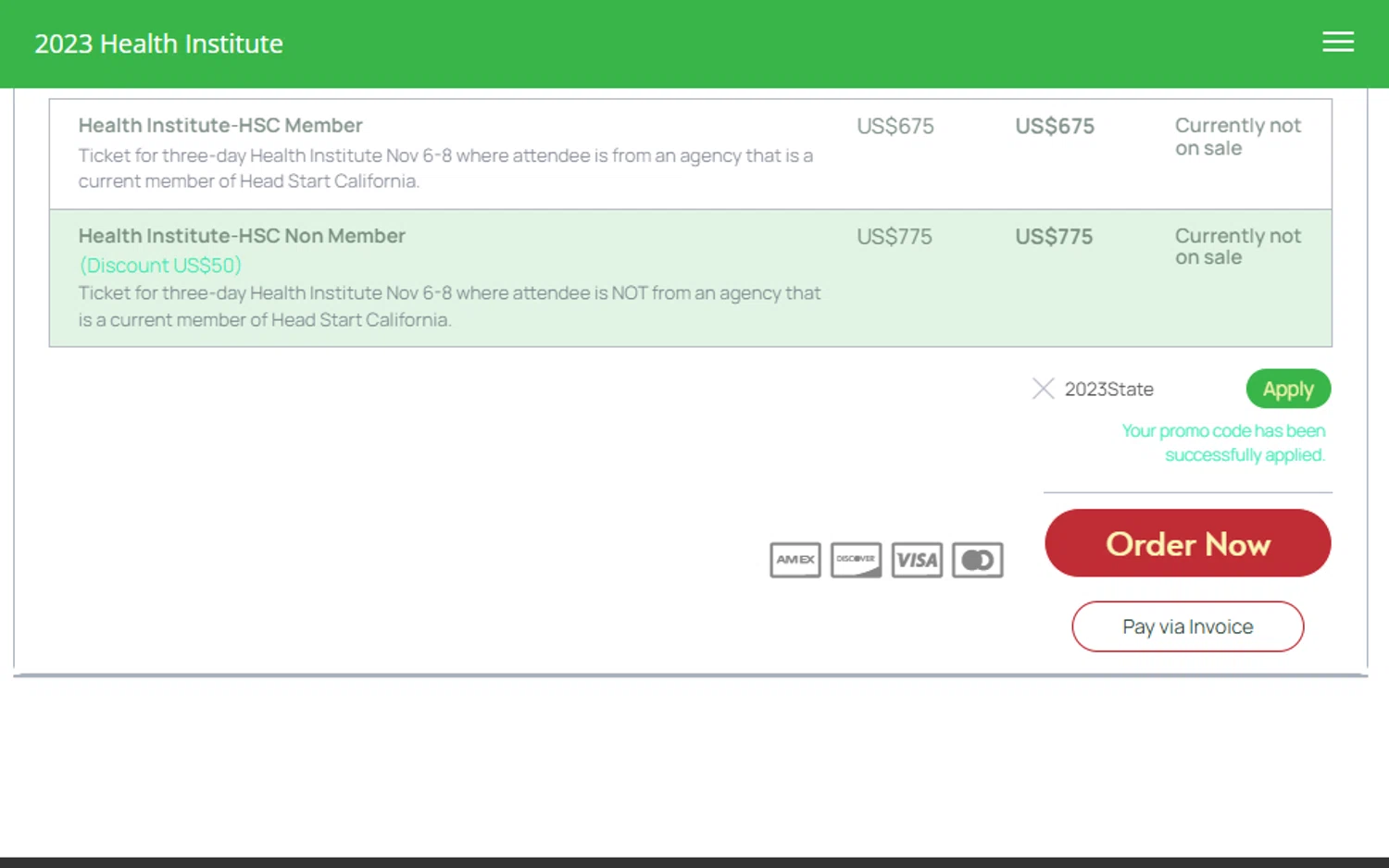 Bizzabo checkout page showing Bizzabo promo code box | Screenshot taken by SimplyCodes community member on Jan 15, 2026