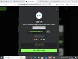 $50Offfirstelectricitybill coupon verification screenshot