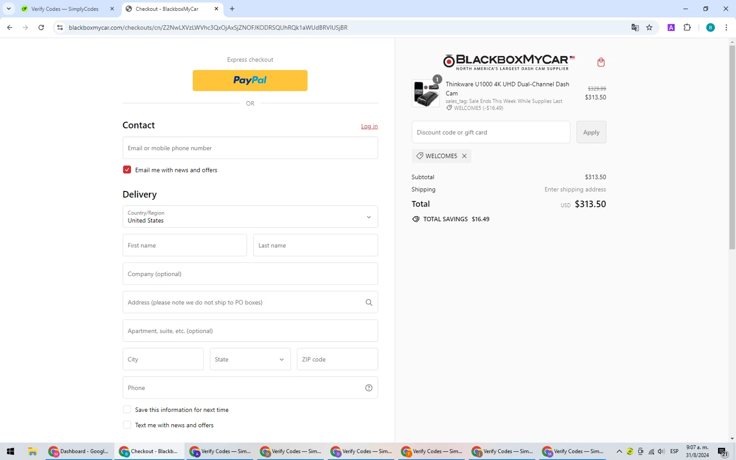 how to use BlackboxMyCar coupons