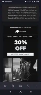 blackfriday30 coupon verification screenshot