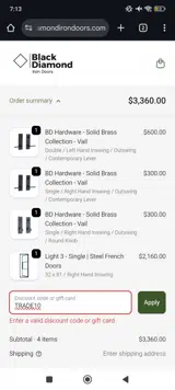 TRADE10 coupon verification screenshot
