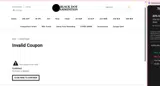 Black Dot Ammunition coupon verification screenshot