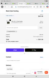 DEERHUNTER10 coupon verification screenshot