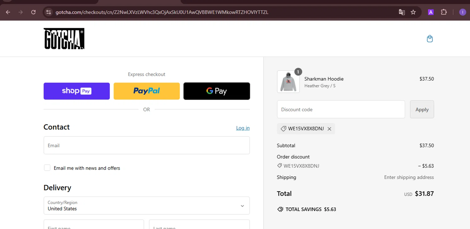 BlackLane checkout page showing BlackLane promo code box | Screenshot taken by SimplyCodes community member on Dec 2, 2024