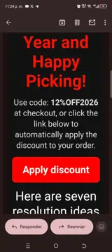 12%OFF2026 coupon verification screenshot