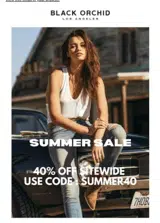 Black Orchid coupon verification screenshot